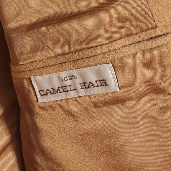 Vintage PMB 100% Camel Hair Men's Blazer Size 40, Tan Dillard's - Picture 5 of 12